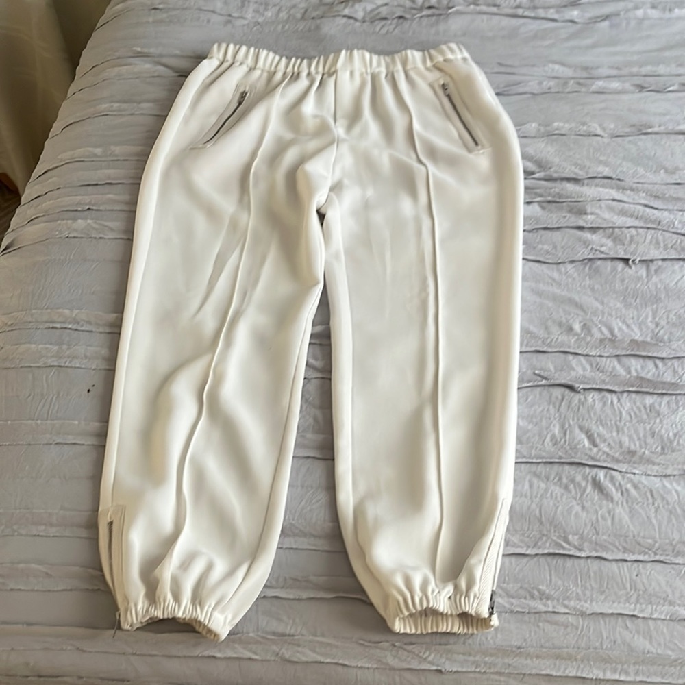 Joie NWOT Off White Silky Pants Size S